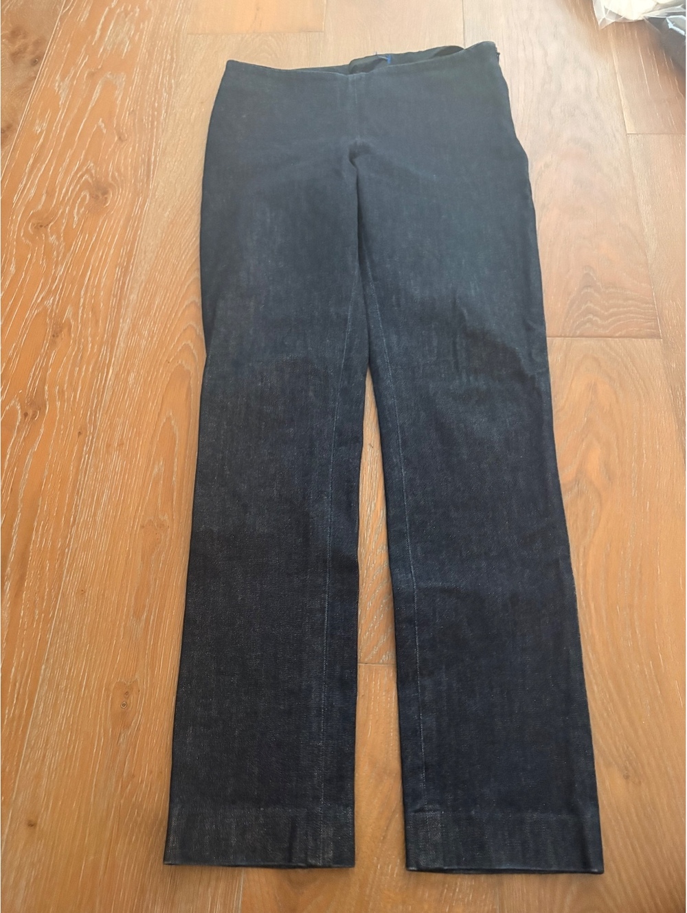 The Row Black Denim Pants Classic Tailored Fit Size S NWOT